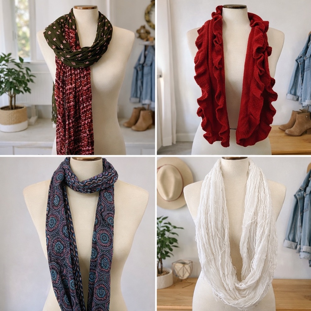 BUNDLE: FOUR SCARVES